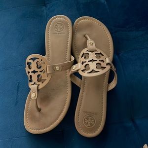 Matte tan Tory Burch sandals - size 10
